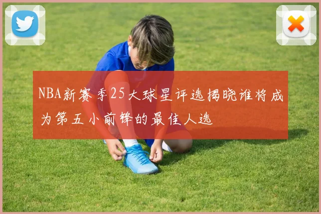 NBA新赛季25大球星评选揭晓谁将成为第五小前锋的最佳人选